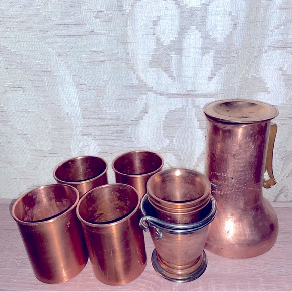 Pure Copper Set plus more 3 glasses and bucket 🪣 - Picture 7 of 7